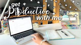 get productive with me: vlog