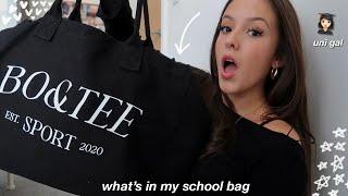 whats in my school bag || uni edition uk