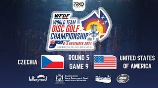 World Team Disc Golf Championships 2024 • CZE V USA • Round 5 Game 9