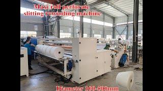 Customized Tissue film slitting perforate rewinding machine