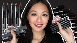 TONYMOLY PERFECT LIPS FLAT BAR 퍼펙트 립스 플랫 바 SWATCHES & REVIEW