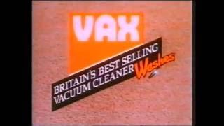 Vax Vacuum Cleaner Washers 1989 UK Commercial