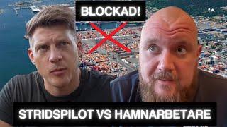 De Vill Blockera Våra Hamnar! Debatterade Hamnarbetarförbundet