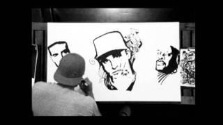 Rob Dyrdek Artwork Demonstration With Krink