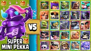 SUPER MINI P.E.K.K.A vs TODAS LAS CARTAS | NUEVA CARTA | DESAFIO de CLASH ROYALE