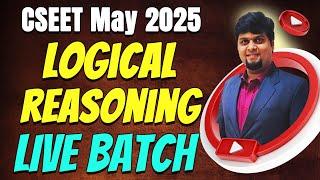 FREE CSEET Logical Reasoning Video Lectures May 2025 CSEET May 2025 Logical Reasoning Video Classes