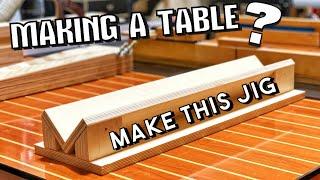 Woodworking Jig Every Maker should Make | Table Making Project | A Glimpse Inside How To