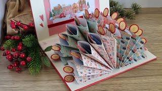 Teeadventskalender basteln, mit den 15x30 Blöcken von #Dekotimcrafts