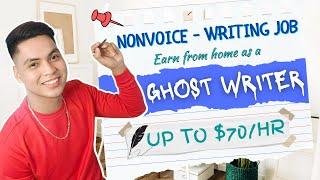 Writing Jobs Online | Be A Ghost Writer And Earn Up To $70 Per Hour