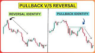 The Easy Way to Identify Pullback Opportunities Without Losing Money | Pullback Vs Reversal Identify