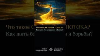 ЧТО ТАКОЕ СОСТОЯНИЕ ПОТОКА? КАК ЖИТЬ БЕЗ УСИЛИЙ, НАПРЯЖЕНИЯ И БОРЬБЫ?