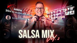 SALSA CLASICA ROMANTICA PARA BEBER ROMO  MEZCLADA EN VIVO POR DJ ALEX FERREIRAS  SALSA MIX VOL. 2