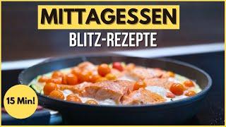 Einfache Familienrezepte: MITTAGESSEN in 15 Min!