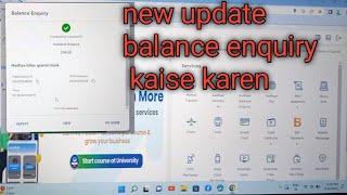 new update paynearby balance enquiry on laptop  #paynearbynewupdate