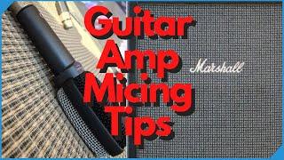 Micing A Guitar Amp? Try These Tips