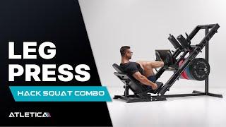 Level Up Your Leg Game with the ATLETICA 2-in-1 Leg Press Hack Squat Combo!