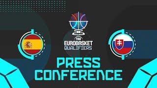 Spain v Slovakia - Press Conference | FIBA EuroBasket 2025 Qualifiers