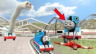 Thomas The Tank Engine Is Chased By A Cursed Cannibal Train in Garry's Mod