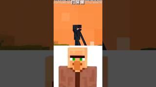 Minecraft most scared ender man  (oi oi oi meme) #shorts #minecraft