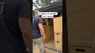 The three types of power tool users! Which are you? #carpentry #remodeling #diy #hgtv #diyprojects