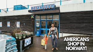 Americans go shopping in Norway at a supermarket! (First impressions + thoughts)