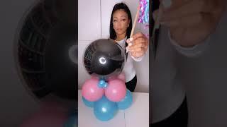 Secret double balloon for Gender Reveal ️ #shorts #genderreveal #babyshowerideas