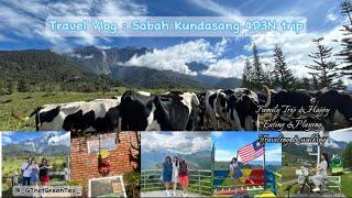 Travel vlog #02 | Sabah Kundasang 4天3夜之旅｜沙巴昆达山自驾游 ｜温泉吊桥美食️