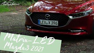 2021 Mazda3 Selection: Matrix-LED-Lichtsystem (Design-Paket) Test [4K] - Autophorie Extra