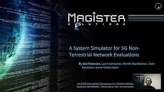 WoWMoM'21 teaser: A System Simulator for 5G Non-Terrestrial Networks Evaluations