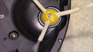 fixing roomba side brush motor - stops and starts spinning results