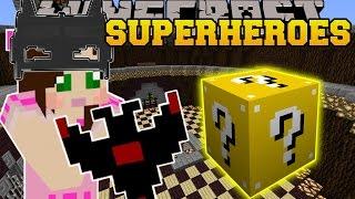 Minecraft: SUPERHEROES EXPLOSIVES CHALLENGE GAMES - Lucky Block Mod - Modded Mini-Game