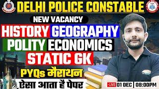 Delhi Police 2025 | Previous Year GK GS, Delhi Police GK PYQs, Static GK For Delhi Police Ankit Sir