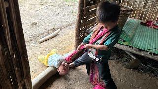 abandoned by their mother, the difficult life of two poor orphans