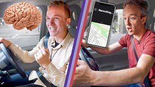 Who's faster around London: a taxi driver or a GPS?