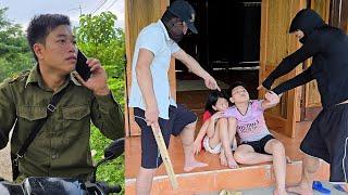 Police officer Huong's two children were threatened by thugs. What serious case is going on?