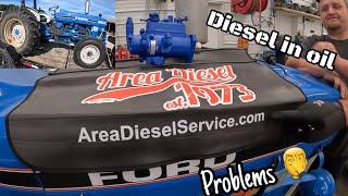 Ford 4610 tractor has diesel in engine oil. Can it be fixed or is it damaged beyond repair?