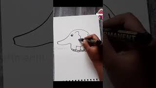 Easy DIY elephant drawing #diy #beginnerart #craftmerint #ytshorts #viral #easydrawing #simplediy