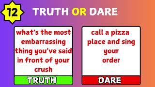 Truth or Dare Questions | Interactive Game | Brainy Riddles | Game #family #tiktok #truthordare #yt