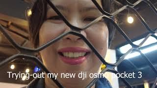 Trying out my new DJI Osmo Pocket 3 while vlogging @ Bicol Ni's Calumpit