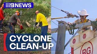 Clean up underway after ex-Tropical Cyclone Kirrily | 9 News Australia