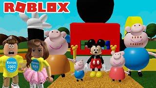 Epic ROBLOX Mashup: Mickey Mouse & Peppa Pig Adventure | Konas2002 Gameplay