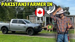 Pakistani Farmer in Canada  | From Animal Farming to International Horseback Archery For Pakistan