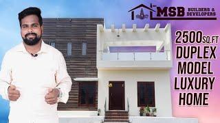 2500sqft Buildup Duplex Model Luxury Home | #chennai | #veppampattu |#srimsbbuilders | 9790717513 |