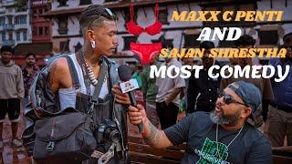 MAXX C.T Rapper || New Rapper From Nepal Comedy Videos  @sajanshresthaa