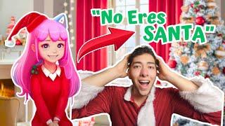 Escapo de mi NOVIA YANDERE AI Disfrazado de Santa Claus 