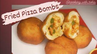 Fried Pizza Bombs | Fried Pizza Buns | Fried Buns | Cooking with Soha