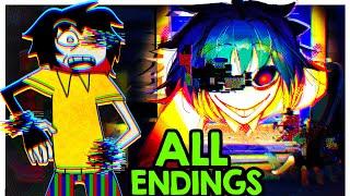 Stay Whit Him or He'll Eat Your Soul - The Virus Game - ALL ENDINGS