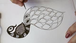 New Peacock Design | Himanshi's Mehendi Art