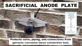 Sacrificial Anode Plate - Hose Bib Buddy