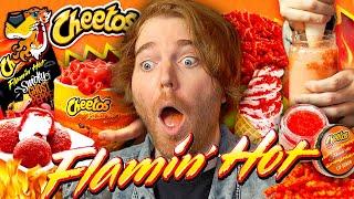 Tasting Every Flaming Hot Cheeto Product Ever!